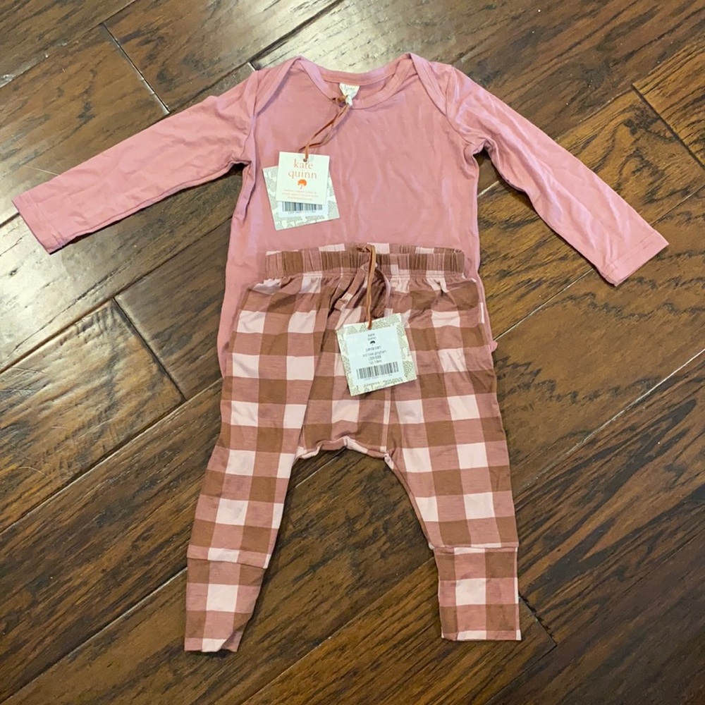 Kate Quinn onesie and pant set
